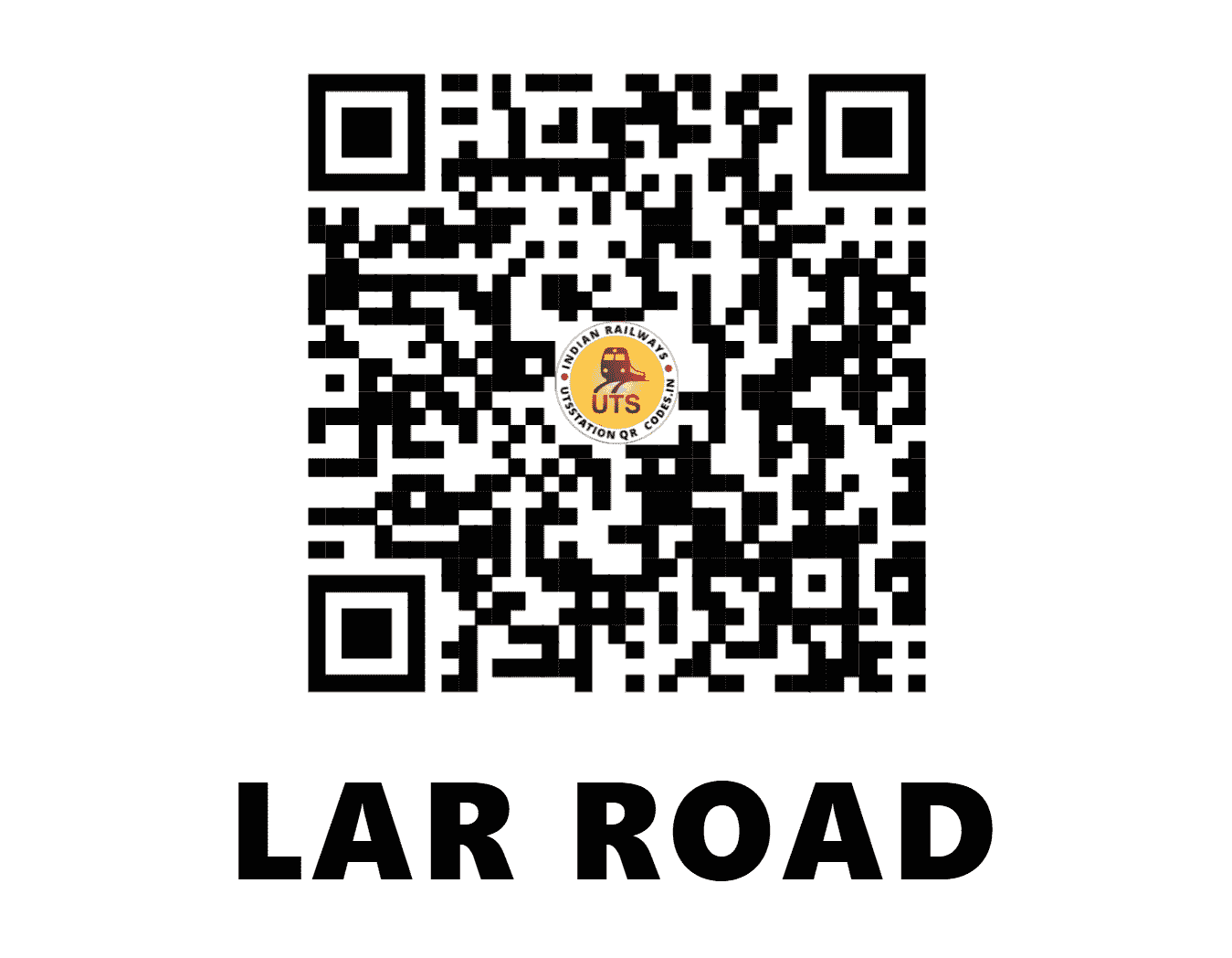 UTS QR Code for LAR ROAD - LRD - NE (UTTAR PRADESH)